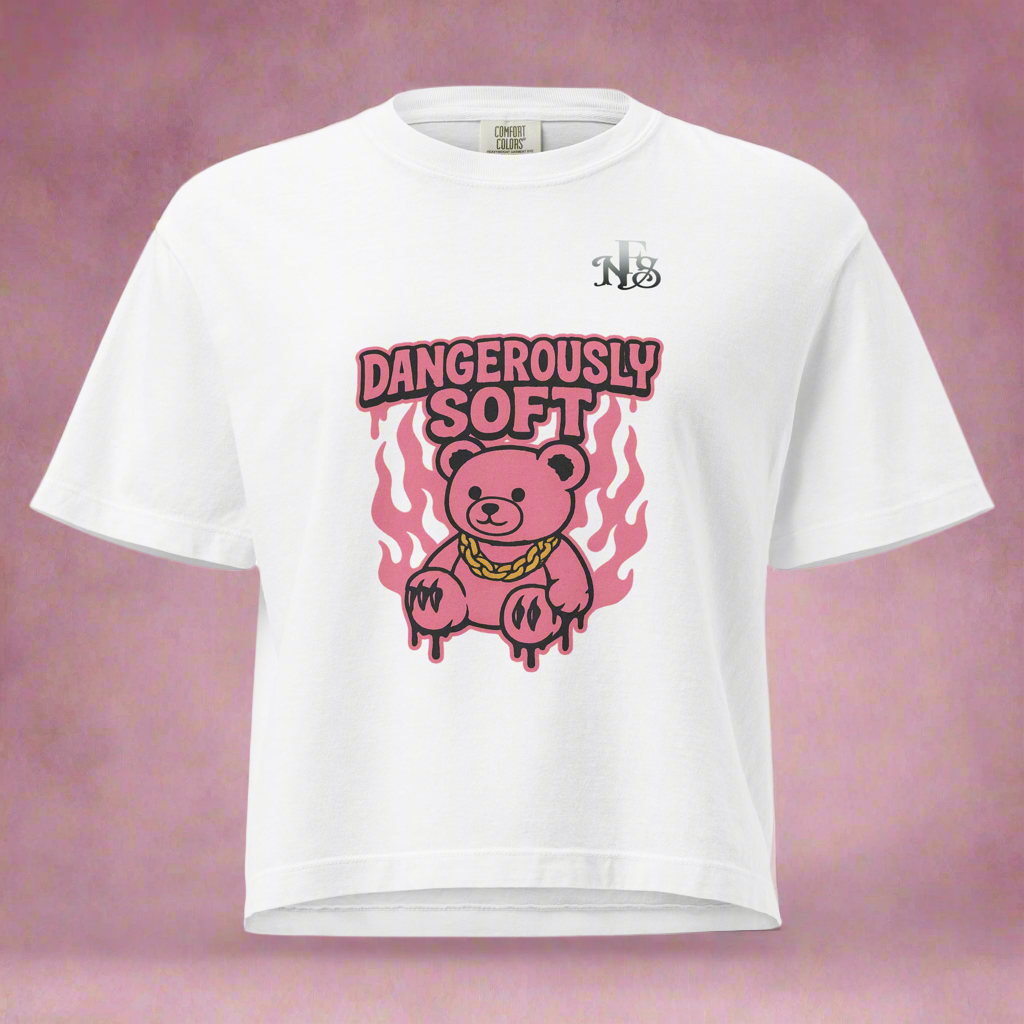 Women’s “Dangerously Soft” T-shirt by NOTHING FAKE SURVIVES™ featuring a casual fit and soft fabric in a relaxed style.