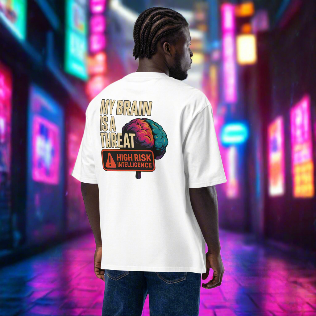 Threat Mode – Übergroßes, schweres T-Shirt