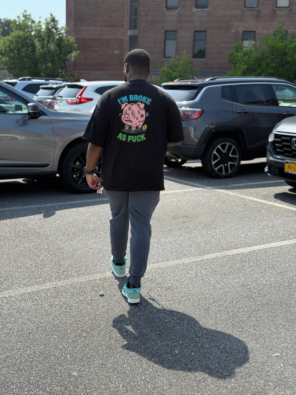 Unisex Broke Piggy Drip Tee - NOTHING FAKE SURVIVES™ (NFS)