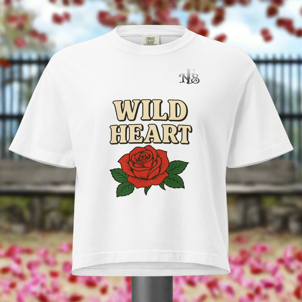 Wild Heart Damen Heavyweight Boxy T-Shirt