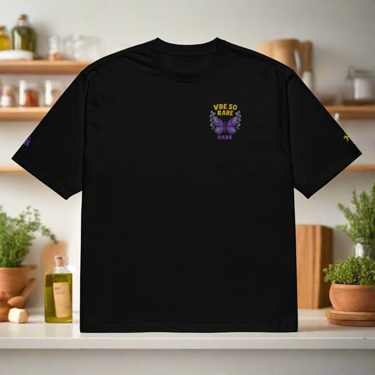 Vibe So Rare. Oversized heavyweight t-shirt Embroidered