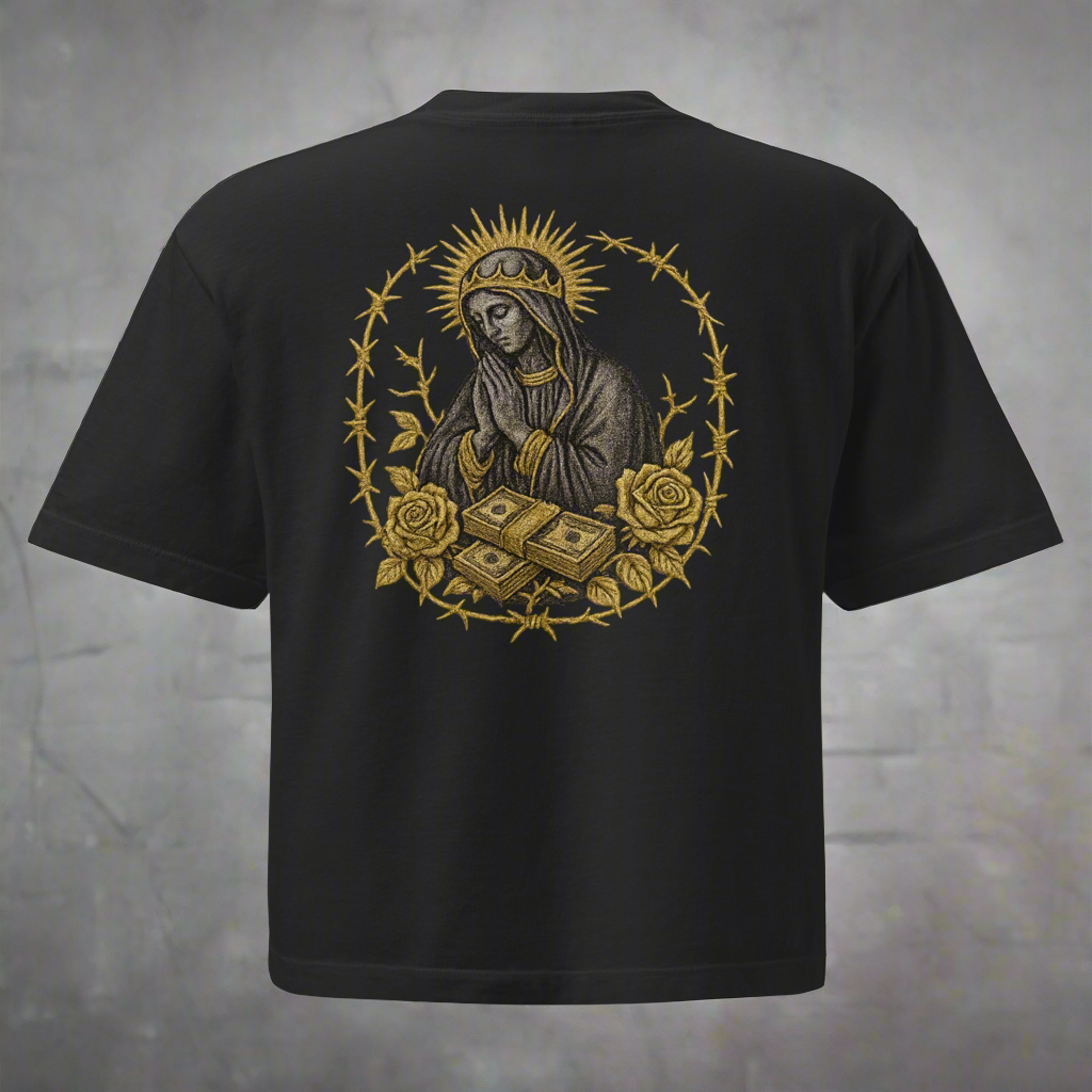 Women’s Crop Top Tee – Saints & Hustlers