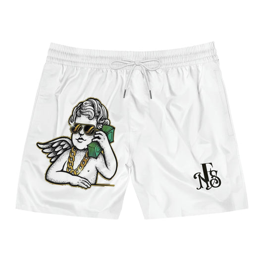 Men's Mid-Length Swim Shorts (AOP) - Nick&Sind